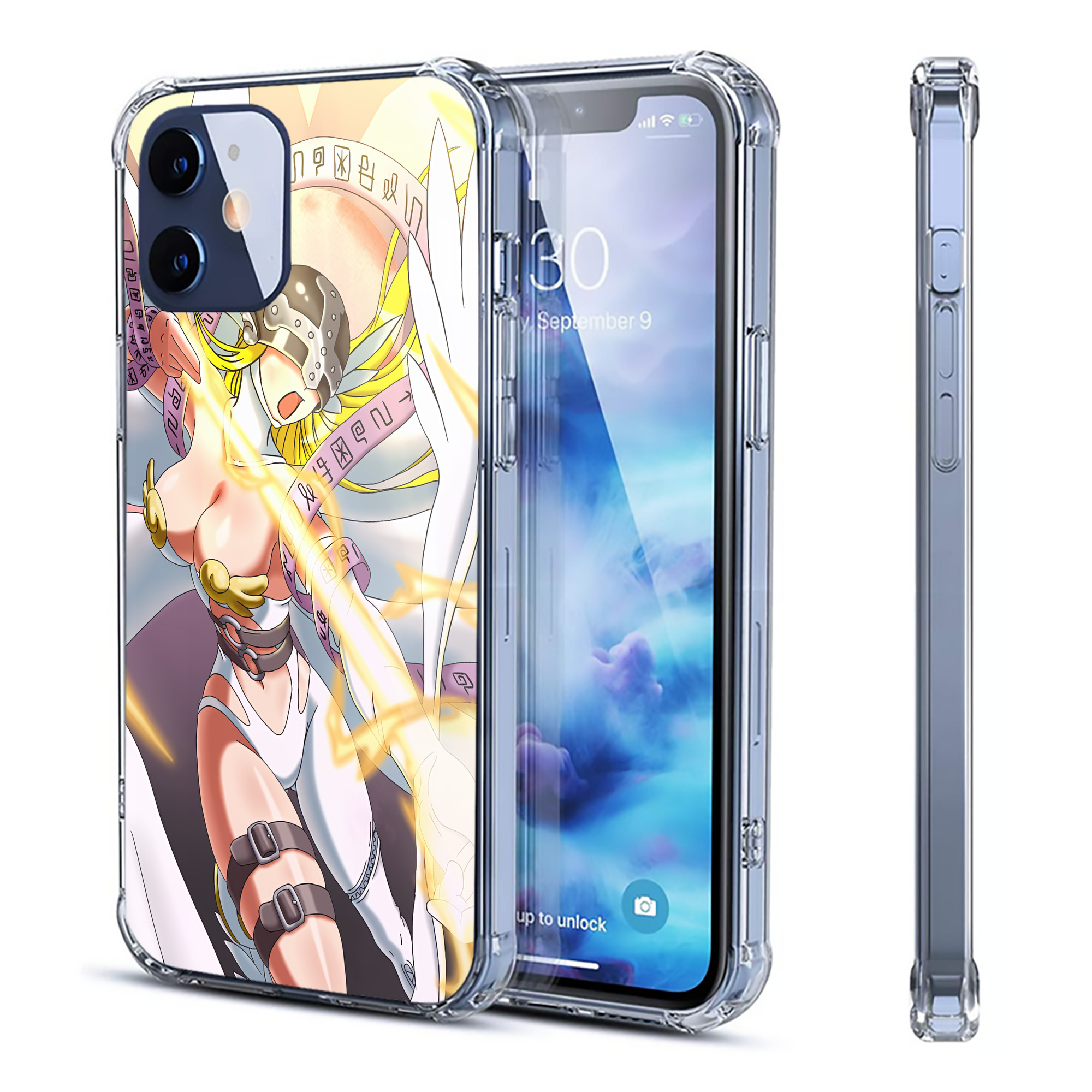 （画像用） Digimon デジタルモンスター/デジモン 【iPhone 12シリーズ対応】透明スマホケース（クリアソフトケース）
